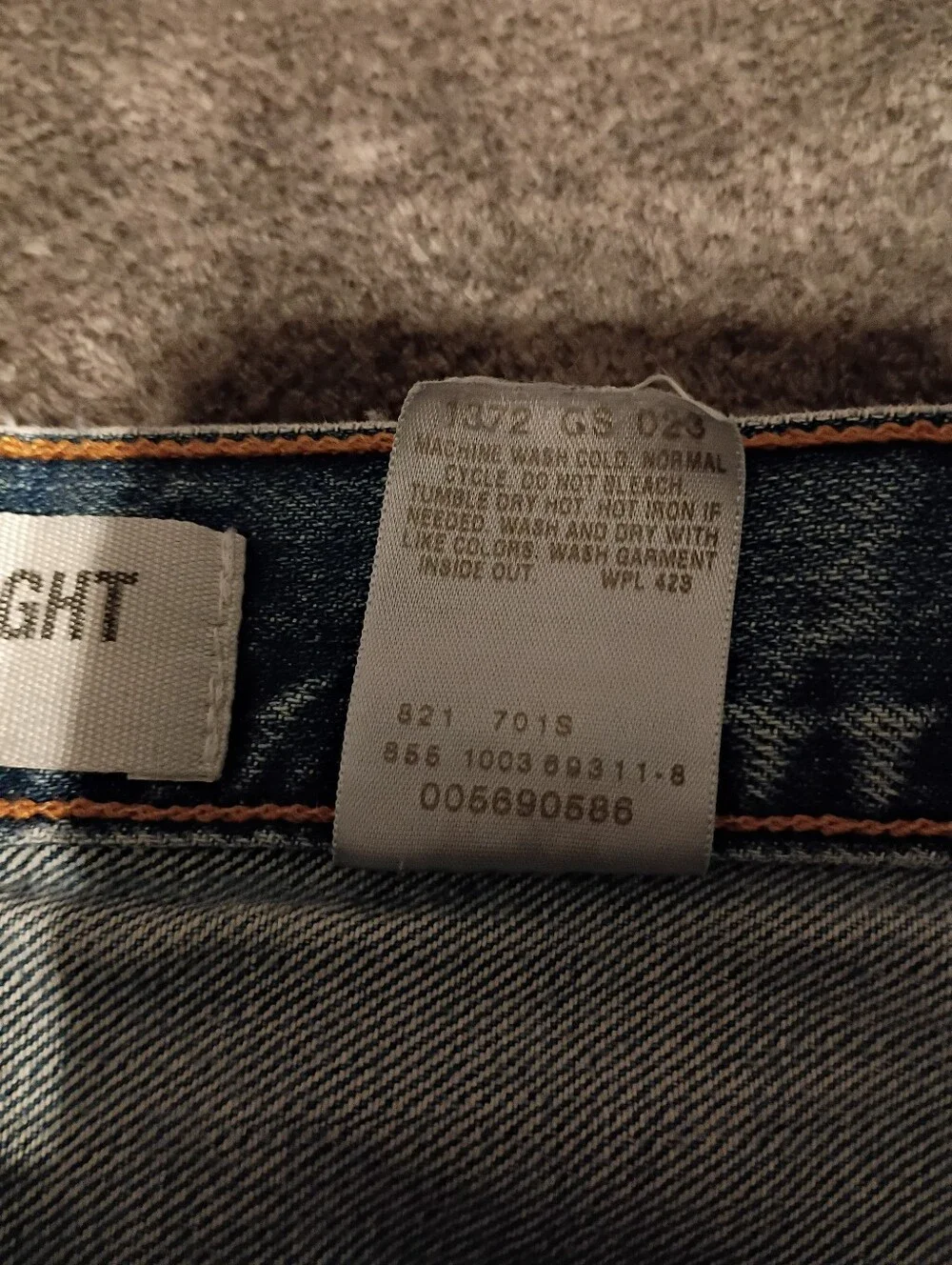 Levis Men's 569 Loose Straight Jeans Size 34x32 Light Wash